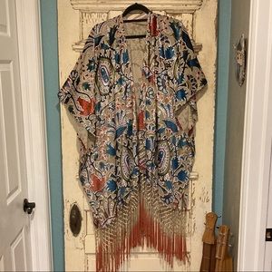 Soft Surroundings ruana shawl kimono